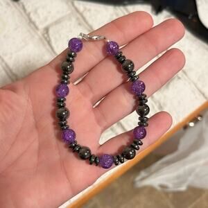 Purple Authentic Handmade Navajo Indian Bracelets